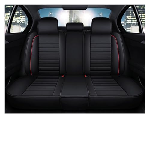 Housse de siège de voiture pour Chevrolet Niva Lanos voyage en famille cuir noir
