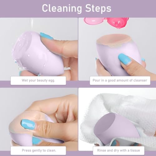 Beauty Blander Applicator Sponges Set Of 4 PCS. Latex Free With Sponge Holder Case For Liquid Coverup BB Cream Or Other Cosmetic Foundation Prodectus. For Wet And Dry Uses. (Cream Pink) Beauty Blander Applicator Sponges Set Of 4 PCS. Latex Free With Sponge Holder Case For Liquid Coverup BB Cream Or Other Cosmetic Foundation Prodectus. For Wet And Dry Uses. (Cream Pink)