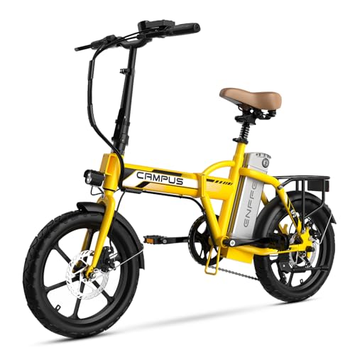 Campus 2.0 Electric Bike | Super Light Teen and Adult Folding Bikes - Weighs Only 49lbs | 40 Mile Range | 20MPH Top Speed - Class 1 and 2 Ebike | 7-Speed All Terrain Ebike UL 2849 Certified image 2