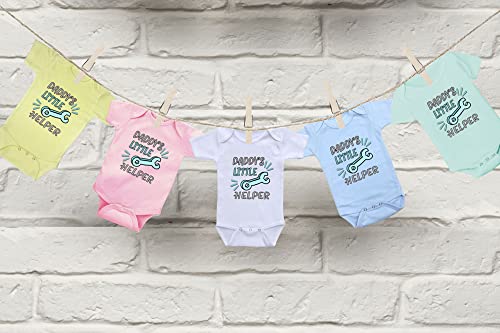 Daddy's Little Helper Mechanic -Cute Automotive Car Baby bodysuit onesie & bib2