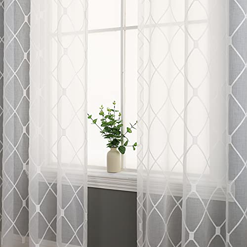 Btfortune CS4 Sheer Curtains 2 Panels thumb #1