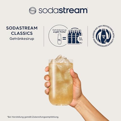 SodaStream CLASSICS Ginger Ale | Sirup | Sekundenschnell zubereitet & immer frisch | Ergibt ca. 9 Liter | 440 ml Flasche | 1er-Pack 2