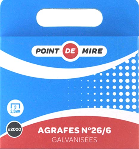 Boite 2000 Agrafes N°26/6 Papeterie Fourniture Scolaire Cover