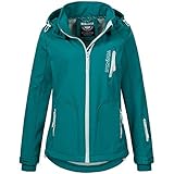 ock softshelljacke damen petrol moderne und modische Softshell Funktionsjacke für Damen
