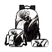 Produktbild Twhoixi Anime Tokyo Ghoul 3 Teile/Satz Kombination Rucksäcke für Jungen Mädchen Schule Bookbag Casual Umhängetasche Täglichen Beutel