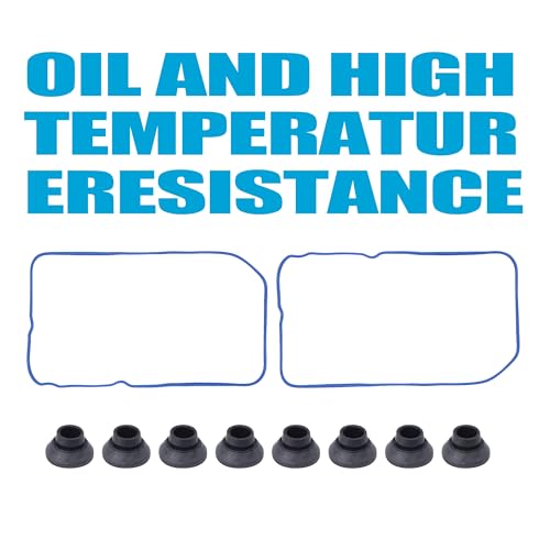 Image of HiSport VS50504R1 Valve Cover Gasket Set VS50250A - Compatible with Chevy Cadillac GMC Hummer Buick Pontiac Saab Isuzu Avanti 1999-2018