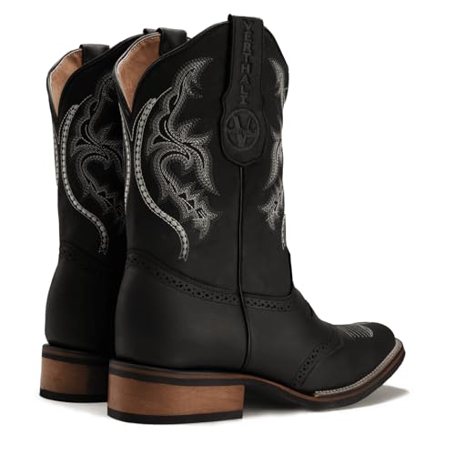 Joe Boots VE030 Men's Western Boots: Square Toe Cowboy Boots & Rodeo Boots in Genuine Leather4