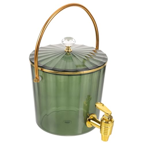 Ciieeo Party Drink Dispenser with Spigot Cold Beverage Container for Juices Water and More for Home and Events Freshness Retaining Lid Sturdy Design