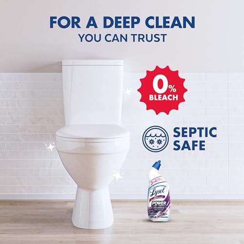 image for Lysol Power + Odor Fighting Toilet Bowl Cleaner Gel, For Cleaning and 
