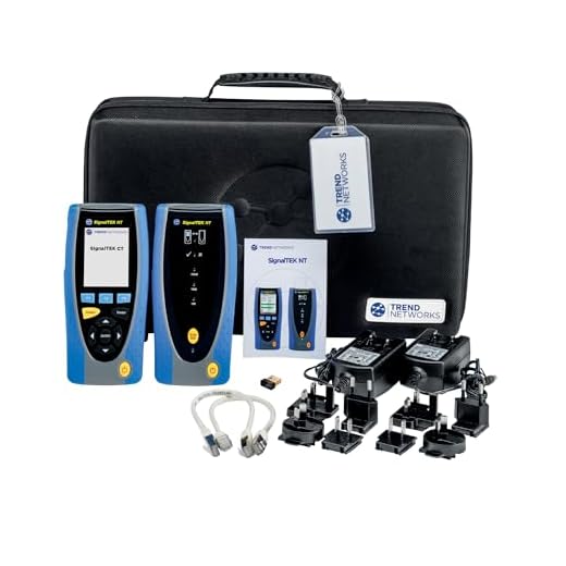 TREND Networks | R156006 | SignalTEK CT with Touchscreen | Network Transmission & Ethernet Tester Kit | Troubleshoot Data Cabling & Network Issues | Built-in PDF Reporting