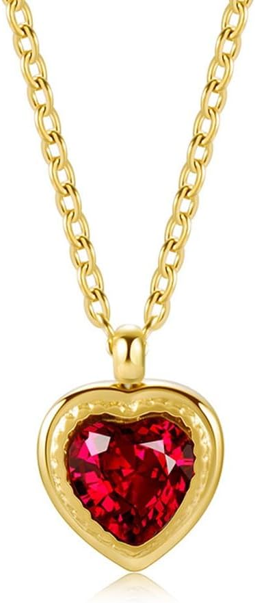 Heart Necklace and Earrings Set - Gold Plated Stainless Steel Zircon Jewelry Set with Gift Box - Elegant Women’s Jewelry for Birthday, Valentine’s, Christmas, Parties, and Daily Wear - Image 8
