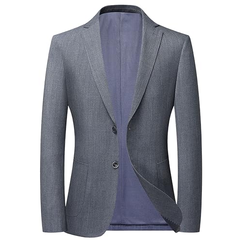 Veste de Costume Homme Double Boucle Manteau Sport Slim Finition Premium