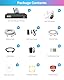 ZOSI 5MP Überwachungskamera Set, 8CH 4K 2TB HDD NVR mit 4X 5MP PoE IP Kamera Videoüberwachung Set, Personen- und Fahrzeugerkennung, Spotlight Alarm