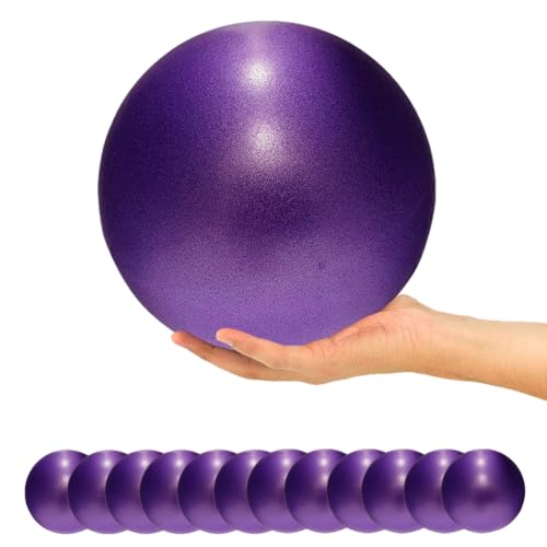 Image of 9 Inch Exercise Pilates Ball Mini Exercise Barre Ball for Yoga,Stability Exercise Training Gym Anti Burst and Slip Resistant Balls Physical Therapy Improves Balance, Core Strength