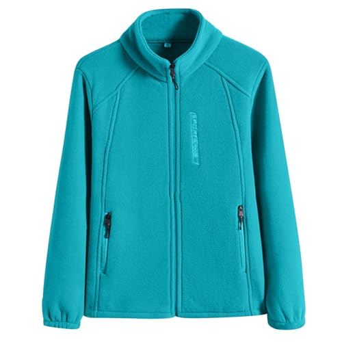 Veste polaire à manches longues et manteau chaud léger de printemps pour femme