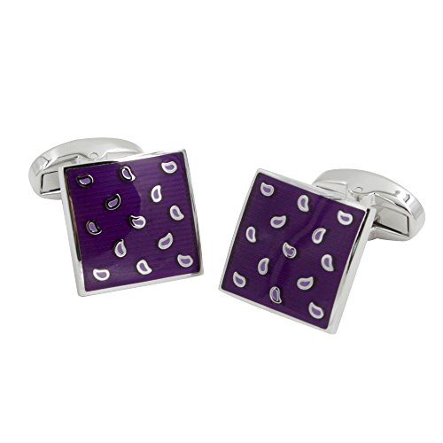 Gemelos tear drop púrpura para hombre miniatura 2