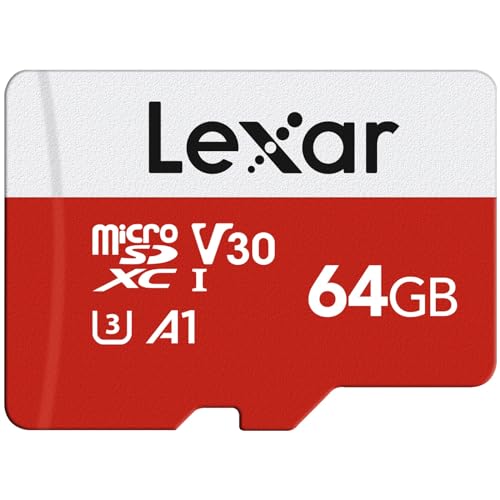 Lexar E-Series 64GB Micro SD Card microSDXC UHS-I Flash Memory Card |…