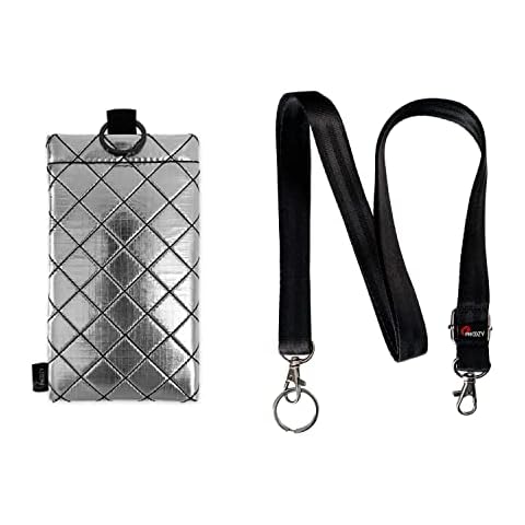 PHOOZY Apollo II Thermal Phone Case with AGION Lining and Keyring + Cross Body Strap for Easy Carry of The Apollo Cover