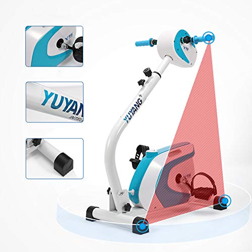 Image of Electric Rehab Exercise Bike Machine Powerful Rehab Bike Pedal Electric Trainer Electric Pedal Exerciser for Legs Arms and Knees (E) (F)