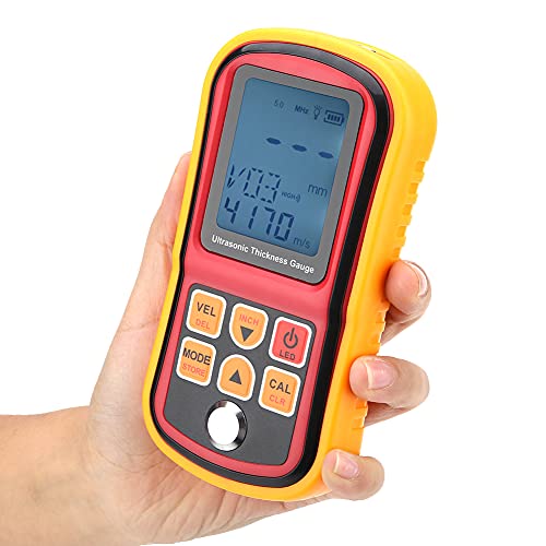 Medidor Digital Ultrasónico de Espesor 130, rango 1-300 mm para acero con monitor miniatura 7