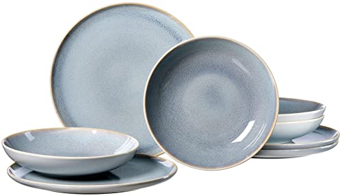 Skagen Stone Service de table 8 pièces Bleu gris