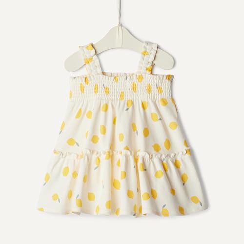 Image of Amazon Essentials x Sofia Grainge Toddlers and Baby Girls' Smocked Cotton Dress