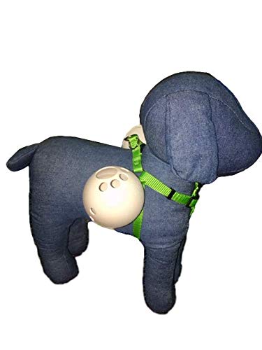 FenceMate Small Dog Harness With Attached Balls - Dog Collar To Prevent Escape (Medium) Fits Girth 19"-29"
