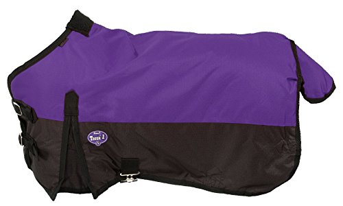 Tough 1 600D Waterproof Poly Miniature Turnout Blanket, Purple, 50