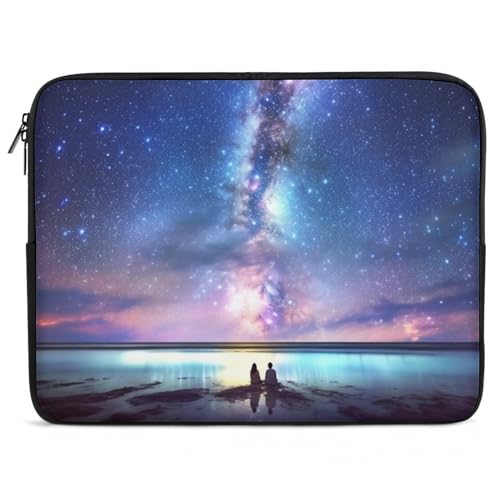 Funda para laptop 13 pulgadas diseño Starry Sky Beach Lovers miniatura 1