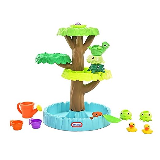 Little Tikes Magic Flower Water Table with Blooming Flower and 10+ Accessories, Multicolor, (Model: 651342M)