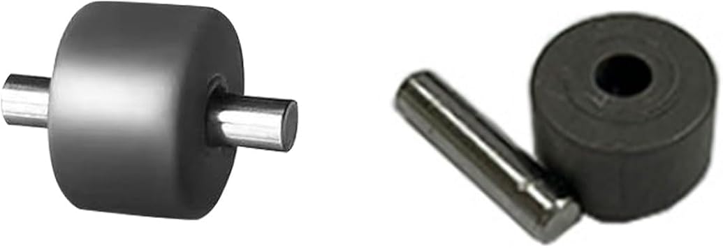 Vacuum Cleaner Compatible with Tineco IFloor 3 / Floor One S3 Replacement Floor Scrubbers Small Rollers and Metal Rod Assembly at the Bottom Front Parts - 2 Pack