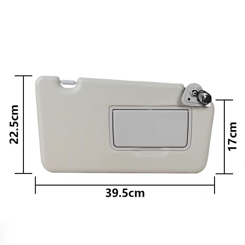 Tendine Parasole Auto Per Koleos 2008-2016 Parasole anteriore con specchio per il trucco accessori auto leggeri 96401JY65A 964005494R Parasole Parabrezza(sinistra e destra)