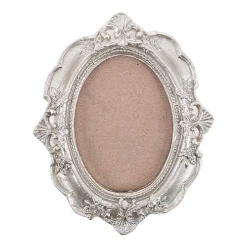 ifundom Vintage Oval Photo Frame 5X7 Inch Ornate Wall Frame for Multi-Photo Display Creative Home Decor with 3D Design