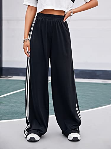 Image of dockstreet Loose fit Open Bottom Joggers /Loose fit, Trouser stylelowers /Cute Style, Relaxed Casual Lounge Pants for Women