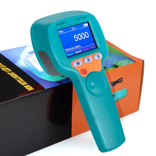 Digital LED Stroboscope Tachometer for RPM Measurement