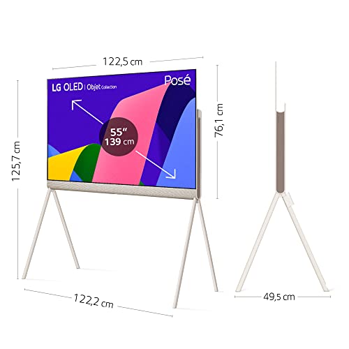 LG TV OLED 2024 | 55LX1Q Posé | 55'' 139 cm | OLED | Processeur α9 Gen5 AI 4K | Alexa - vue 2