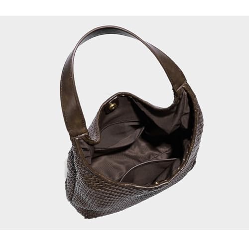 Vintage Woven Shoulder Purse for Women Woven Hobo Bag Tote Elegant Handbag for Work Travel4
