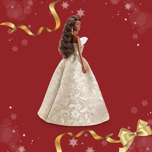 Muñeca Barbie Signature 2025 con vestido plateado y dorado miniatura 5