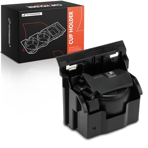 Portavasos negro para consola central compatible Mercedes-Benz miniatura 1