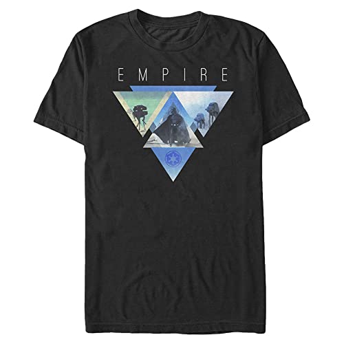 T-shirt Star Wars homme Empire Triangle noir à manches courtes pour fan de la saga