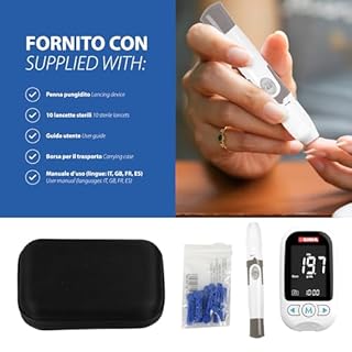 GIMA Monitor Multiparametrico GIMACARE con 6 Parametri per Fattori a Rischio, 24128