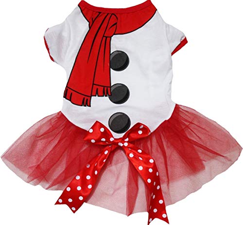 Robe pour chien thème Noël bonhomme de neige complice taille L