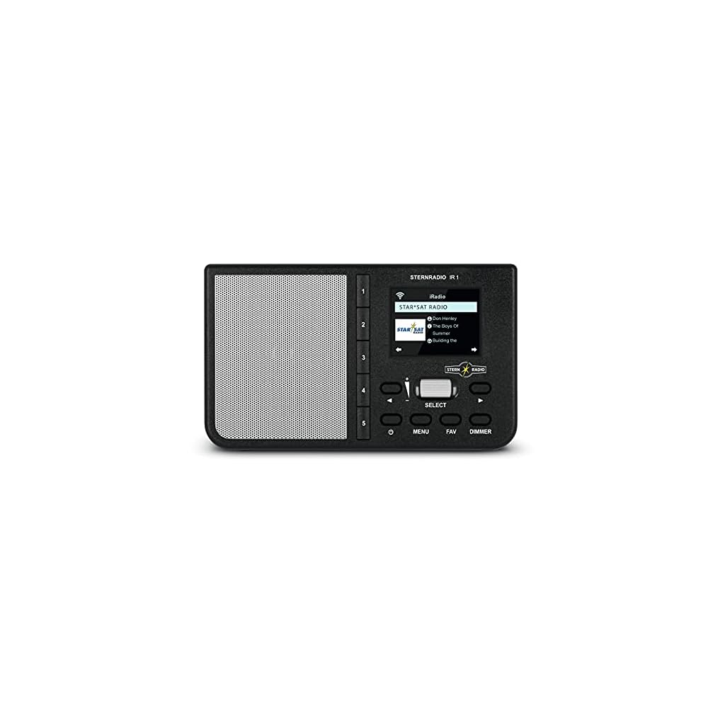 TechniSat STERNRADIO IR 1 - compacte internetradio (WLAN, kleurendisplay, wek- en slaaptimer, AUX, snooze-functie…