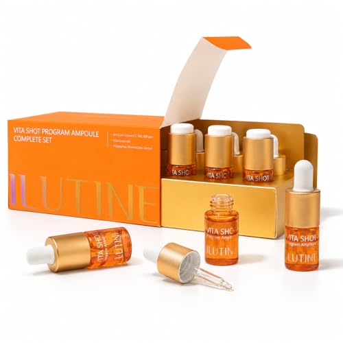 Image of Vita-Shot Vitamin C Ampoule - Fresh-Activated Vitamin Face Serum with Ectoine & Glycoin, Korean Skincare Ampoule (VITA-SHOT-Complete Set)