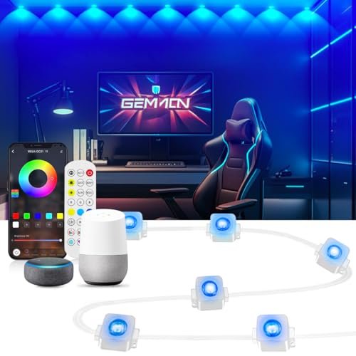 Tira de luces LED RGB regulable con control APP y USB Wi-Fi miniatura 1