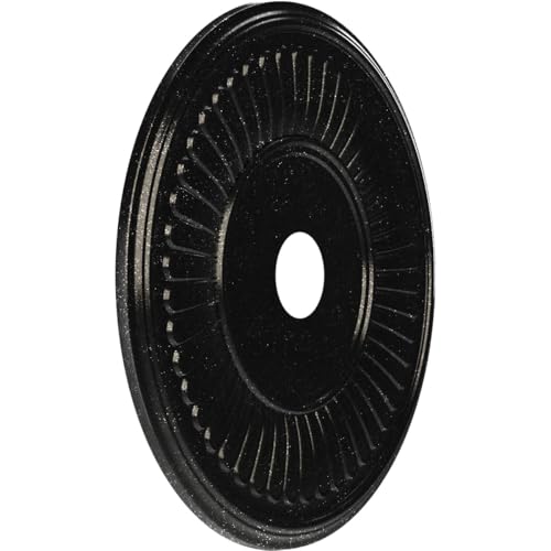 Image of 22 inchOD x 3 1 /2 inchID x 1 inchP Berkshire Thermoformed PVC Ceiling Medallion (Fits Canopies up to 10 1 /8 inch), Textured Metallic Galaxy