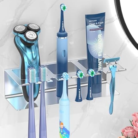 XILIMEN Wall-Mounted Toothbrush Holder Organizer Cover