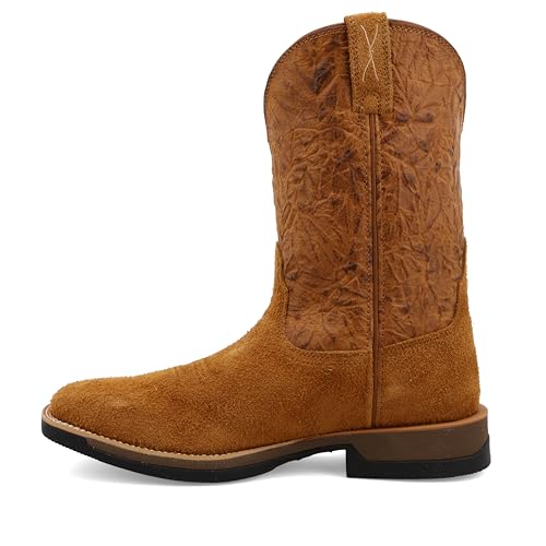 Twisted X Men's 11" Tech X Boot, Wide Square Toe with CellStretch and Tech X, Peanut & Peanut, 9.5 D2