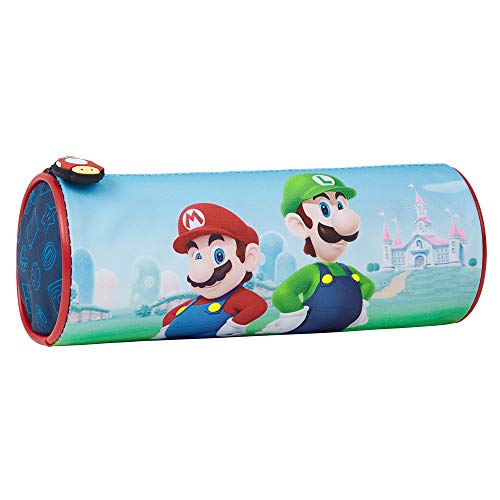 SUPER MARIO Trousse Scolaire - Trousse Ecole 22cm...