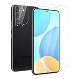 Carantee Schutzfolie für Panzerglas für Samsung Galaxy S22 Schutzglas, 2+2 Stück 9H Panzerglasfolie+Kameraschutz, HD klar Hohe Empfindlichkeit Displayschutzfolie für Samsung S22 Panzer Schutz Glas